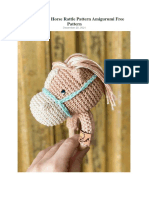 PDF Crochet Horse Rattle Pattern Amigurumi Free Pattern