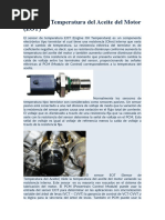 Autoavance - Sensor de Temperatura Del Aceite Del Motor