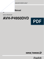 AVH-P4950DVD: Operation Manual