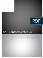 SAP CCTR Advanced Training Configuration Part 1