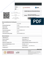 Constancia de Situacion Fiscal Tlopeg Sa de CV