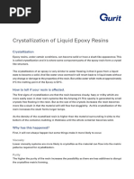 Crystallization of Liquid Epoxy Resins