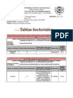 Tablas Sectoriales Grupo 4