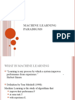 Machine Learning Paradigms