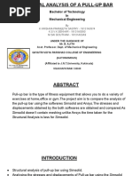 Structural Analysis of Pull-Up Bar