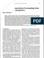 Conceptual Frameworks of Accounting From An Information Perspective