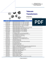 Telecom Transformers