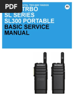 Mototrbo SL Series Sl300 Portable: Basic Service Manual