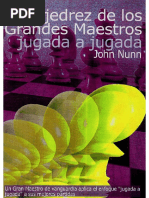 2021 Ajedrez de Los Grandes Maestros Jugada A Jugada John Nunn