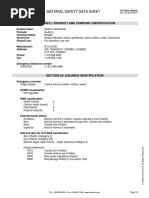 Material Safety Data Sheet: Section 01: Product and Company Identification