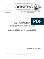 Hornero - v018 - n01 Reproduccion Cinco Aves Emberizidae