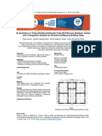 An Evaluation On Turkey Building Earthquake Code-2018 Masonry Buildings' Section and A Comparative Analysis For Unreinforced Masonry Building Cases