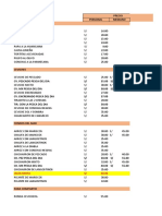 Carta y Receta Estandar Restaurante