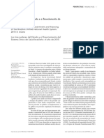 Os Três Poderes Do Estado e o Financiamento Do Sus - o Ano de 2015