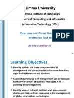 Jimma University: Jimma Institute of Technology Faculty of Computing and Informatics Information Technology (MSC)