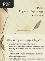 SP 201 Cognitive Psychology