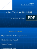 Health & Wellness: Fitness Training