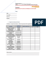 Mtto Preventivo TELLABS SDH (Check List)