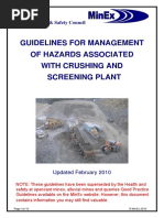 Guideline Management Crushing and Screening Feb10 1