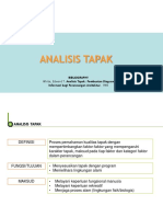 W5 - Analisis Tapak