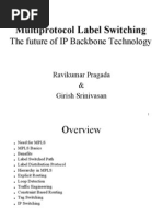 Multiprotocol Label Switching: The Future of IP Backbone Technology