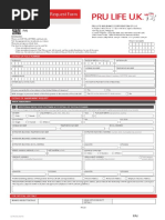 Policy Amendment Request Form PARF For Individual Policyowner