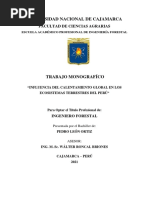 Monografia"influencia Del Calentamiento Global en Los Ecosistemas Terrestres Del Perú"