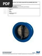 Avk Wafer Dual Flap Check Valve With Vulcanised Seat Pn16