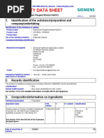 MSDS - Reagent Module