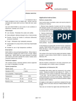 Nitofill UR63: Solvent Free, Two Part Polyurethane Resin For Sealing Cracks Application Instructions