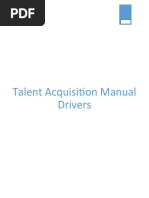 Driver Recruitment Manual