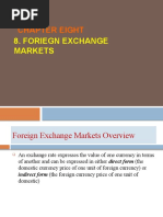 Chapter Eight: 8. Foriegn Exchange Markets