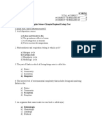 A) Lakes and Forests To Die.: Scoring