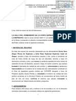 Corte Suprema de Justicia de La República Sala Civil Permanente CAS - NRO. 4627-20017 Ancash Nulidad de Acto Jurídico