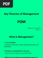 Key Theories of Management