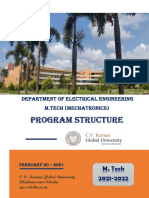 M.tech Mechatronics Syllabus