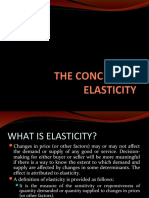 The Concept of Elasticity