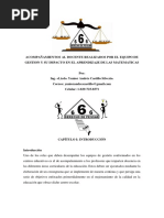 Acompañamientos Al Docente Realizados Por El Equipo de Gestión y Su Impacto en El Aprendizaje de Las Matemáticas