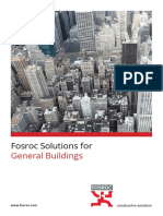 Fosroc Solutions For: General Buildings