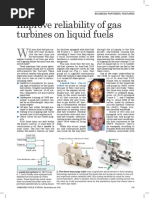 Reliable Gas Turbines On Liquid Fuels