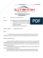 Measurement (Dee10013) Experiment 6: Title: Introduction To Power Meter (CLO 2)