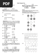 Math Olympia Test