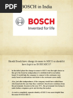 Bosch in India