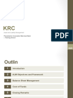 Asset and Liability Management: Presented To Coronation Merchant Bank - Training School
