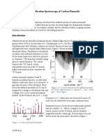 Rotation-Vibration Spectroscopy of Carbon Monoxide Purpose