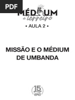 MIssão Do Médium