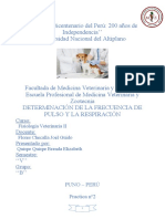 PRACTICA #4 - Determinacion de La Frecuencia de Pulso y La Respiración