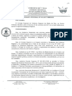 Gobierno: Consejo Regional