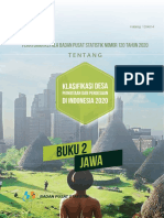 Peraturan Kepala Badan Pusat Statistik Nomor 120 Tahun 2020 Tentang Klasifikasi Desa Perkotaan Dan Perdesaan Di Indonesia 2020 - Buku 2 Jawa