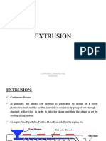 Extrusion: Corporate Training and Planning